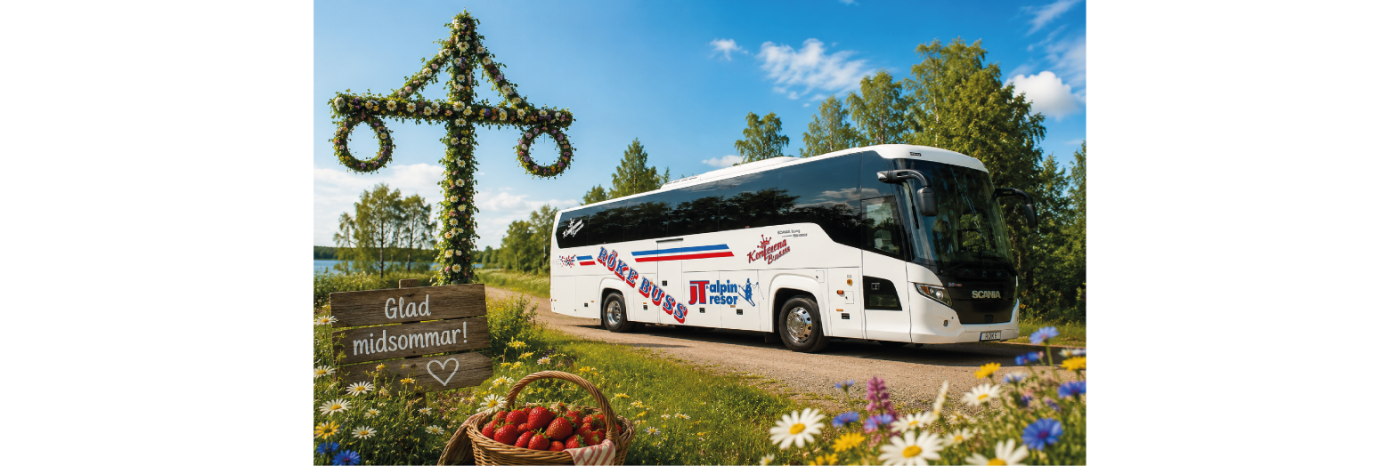 Glad midsommarbuss Glad midsommarbuss